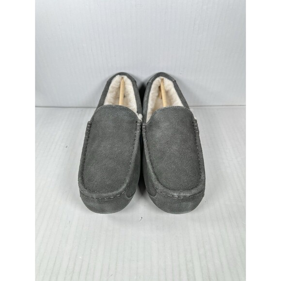 Size 8 Koolaburra by UGG Men Tipton Slip On Loafer Slippers Steel Gray Suede NEW main image 4